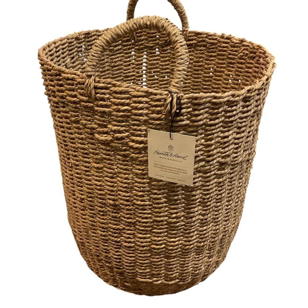 Large Twisted Seagrass Storage Basket - Hearth & Hand™ with Magnolia